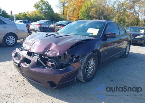 2002 Pontiac Grand Prix Gt from USA, damaged, VIN 1G2WP12K72F223697